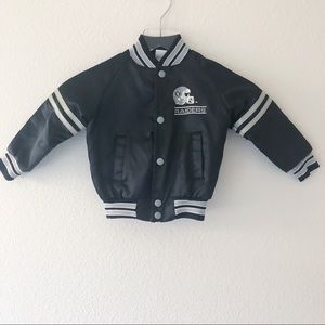 Toddler Boys Vintage Los Angeles Raiders jacket